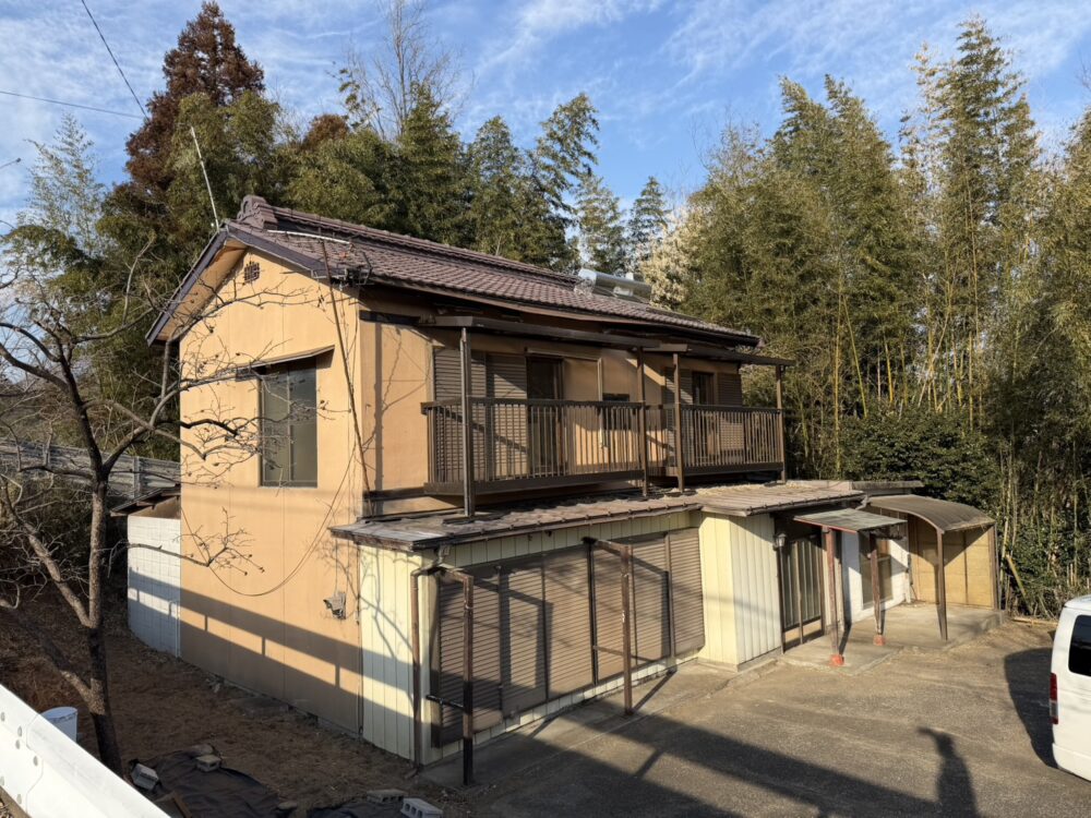 【前橋市】2階建て木造空き家の解体工事