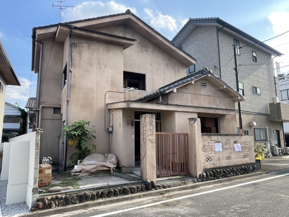 【前橋市】2階建て木造空き家の解体工事